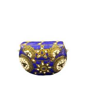 Vintage-inspired Gemstone clutch
